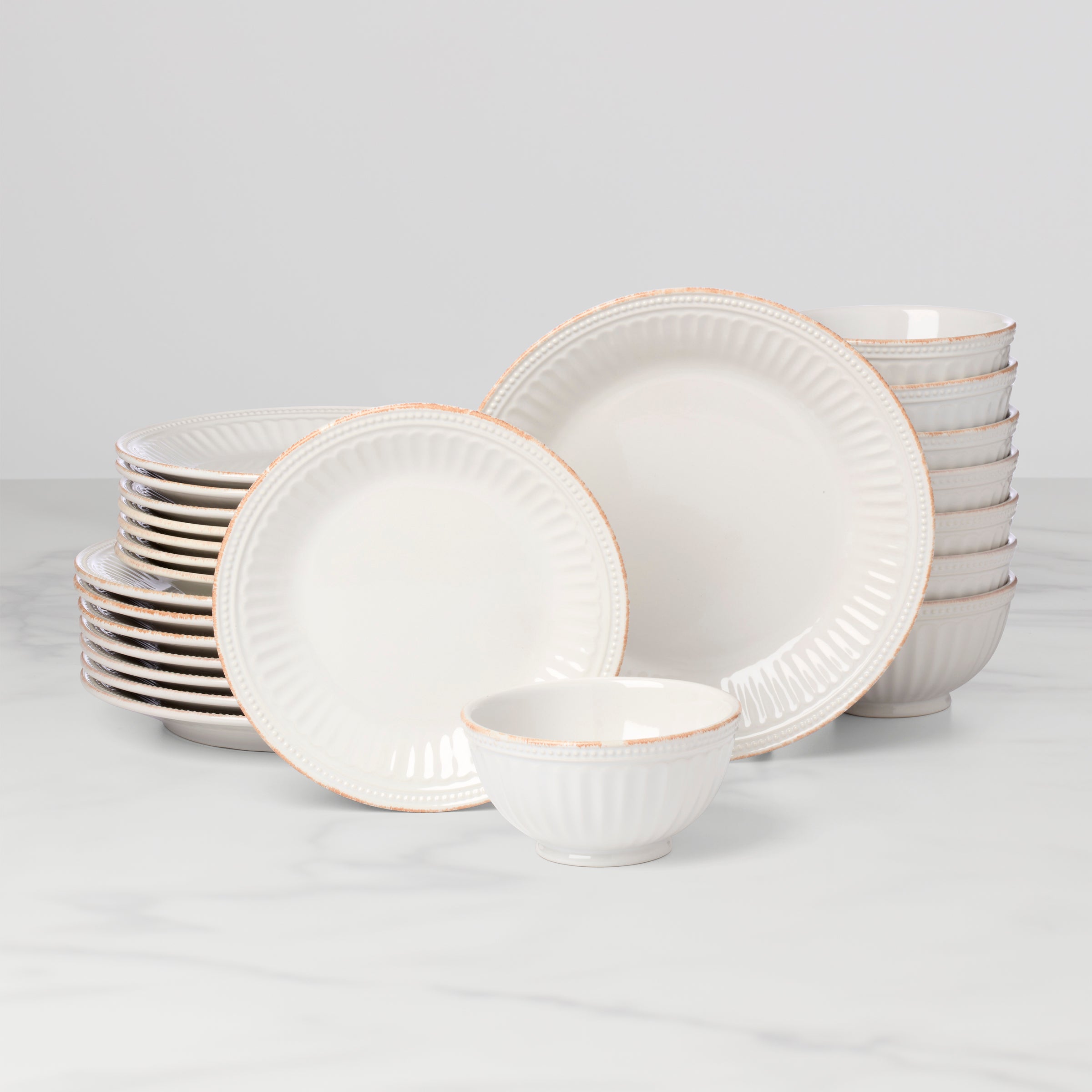899196-LNP-25-PDP.jpg French Perle Groove 24-Piece Dinnerware Set - Image 1
